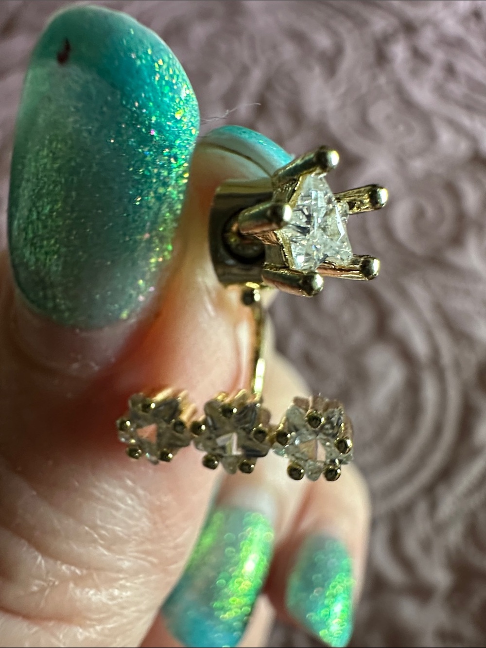 Ear climbers! Gorgeous with a great sparkle. Perfect for work, parties, events